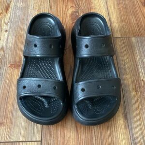Crocs platform sandals